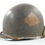 Thumbnail: Original Mid-WW2 D-Day Invasion ESB Fixed Loop M1 Helmet & Firestone Liner Set