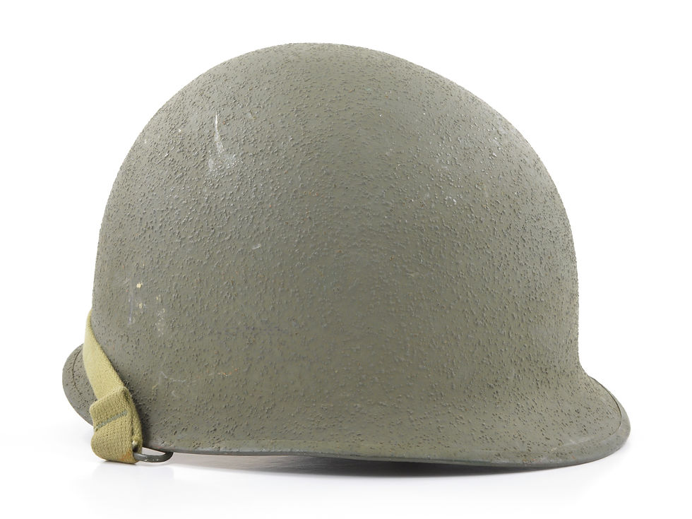 Original Late-WW2 U.S. Swivel Loop McCord M1 Helmet Shell (May 1945) For Sale
