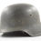 Thumbnail: Original WW2 German M42 Ex-Single Decal Waffen SS Helmet & Liner Set (ckl68) For Sale