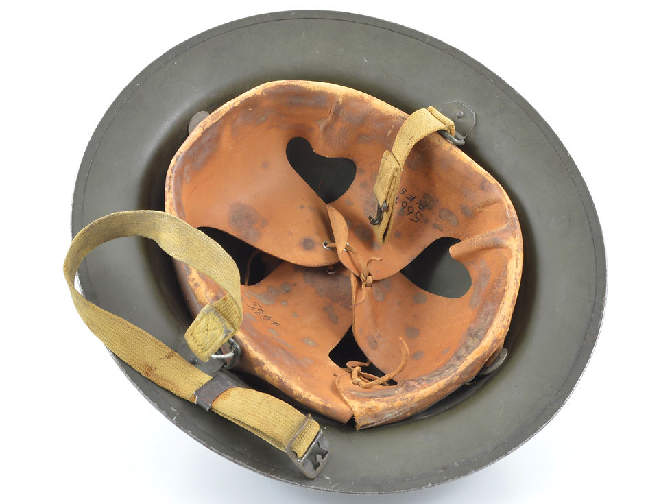 Original Early-WW2 U.S. McCord M1917A1 Helmet & Liner Set (1941) For Sale