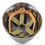 Thumbnail: WWII Westinghouse M1 Helmet Liner (Factory-Applied Jungle Camouflage)