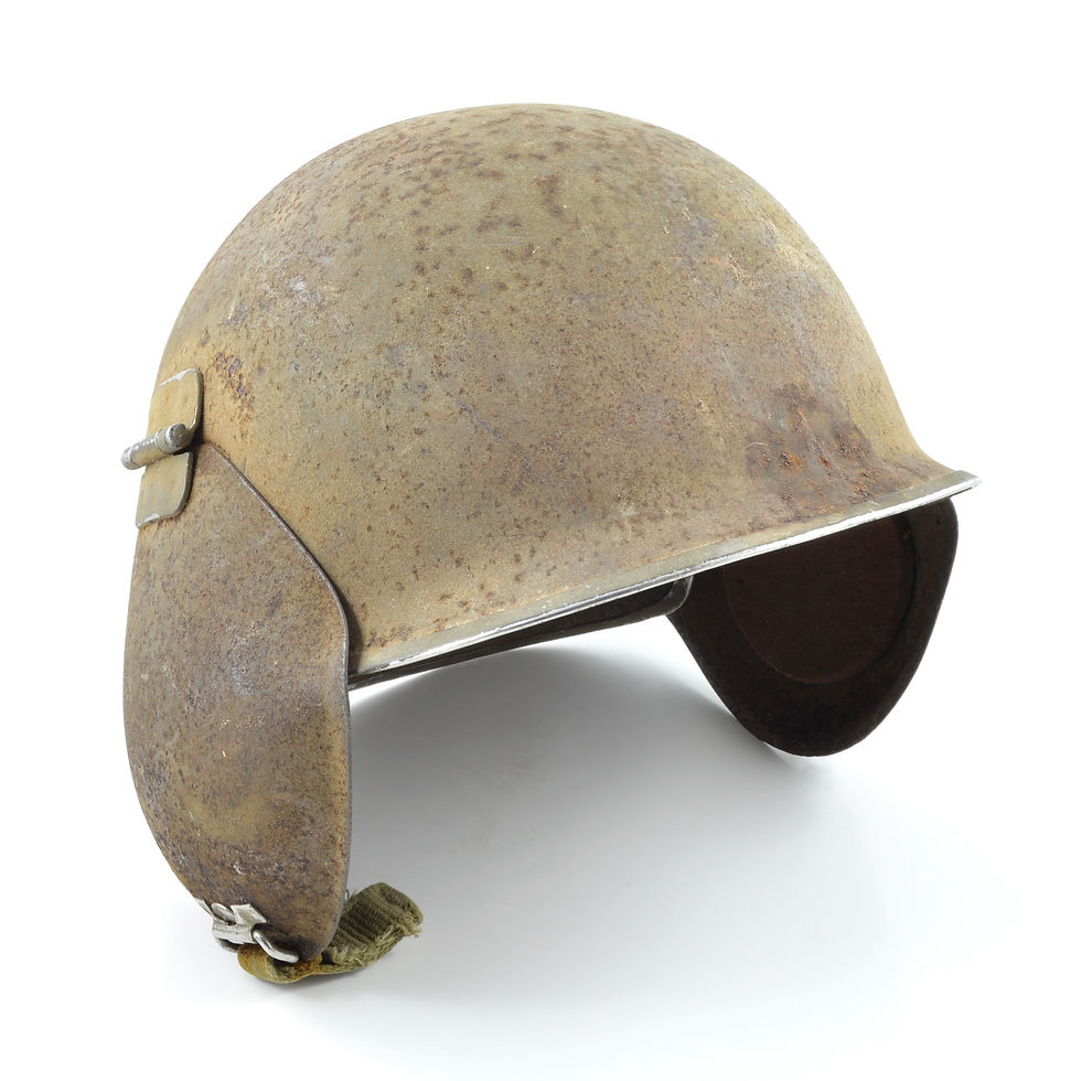 WWII U.S. Army Air Corps/Force M3 Bomber Crew Flak Helmet