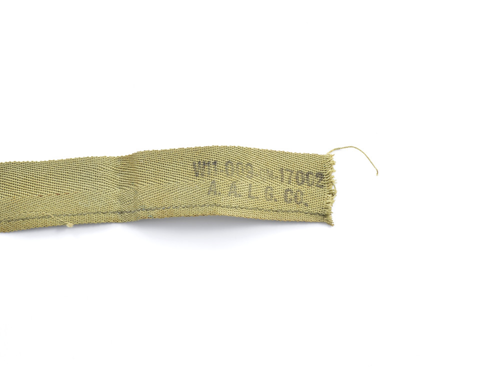 WW2 Sweatband A. A. L. G. CO. W11-009-QM-17002, November 5, 1943