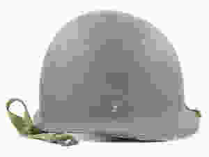 Original WWII Fixed Loop M1 Helmet For Sale