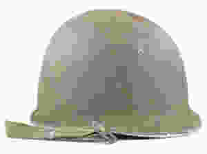 Original WWII Schlueter Fixed Loop Helmet For Sale