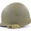 Thumbnail: Original Early-WW2 U.S. Lieutenant's Fixed Loop M1 Helmet & Rayon St. Clair Liner (1942) For Sale