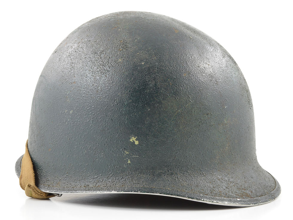 WWII Fixed Loop M1 Helmet & St. Clair Liner PTO Set (1941-42)