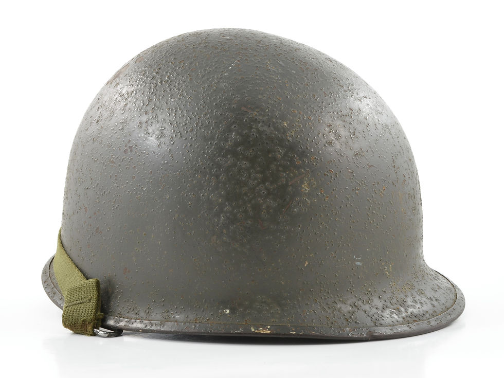 Late-WWII U.S. Schlueter Swivel Loop M1 Helmet & Westinghouse Liner (1945 Set)