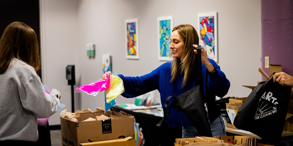 Partnership in Action: Five Star Bank Helps Bring Arts Integration Kits to Families