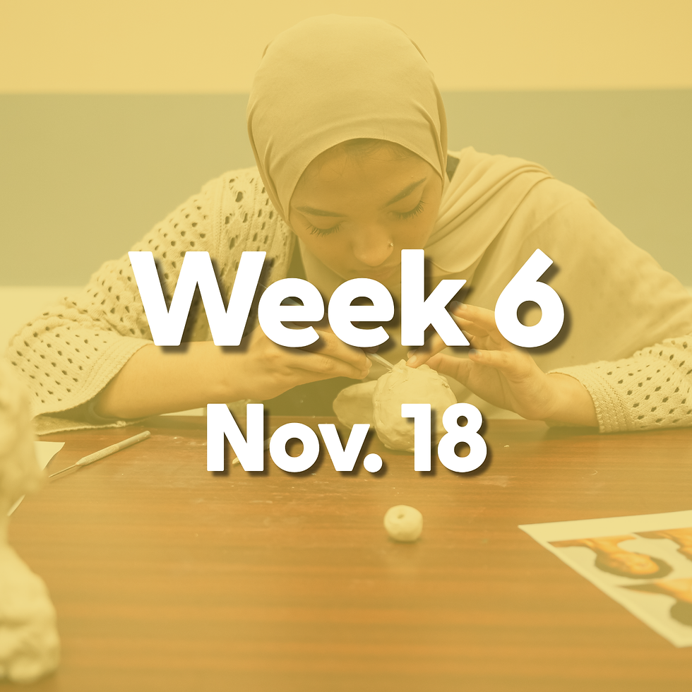 Intro to Clay Residency - Week 6
