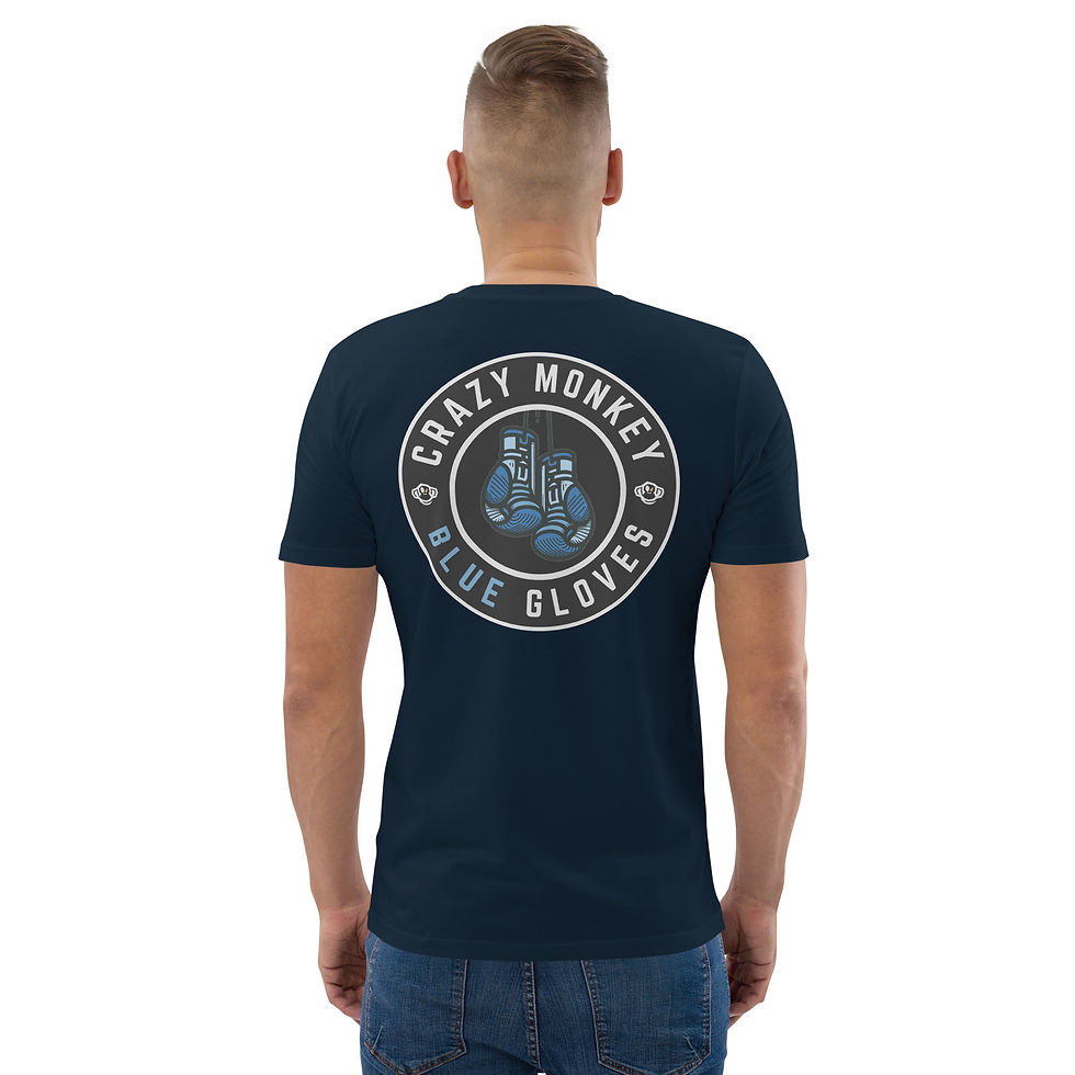 Thumbnail: Client Blue Gloves - Unisex organic cotton t-shirt