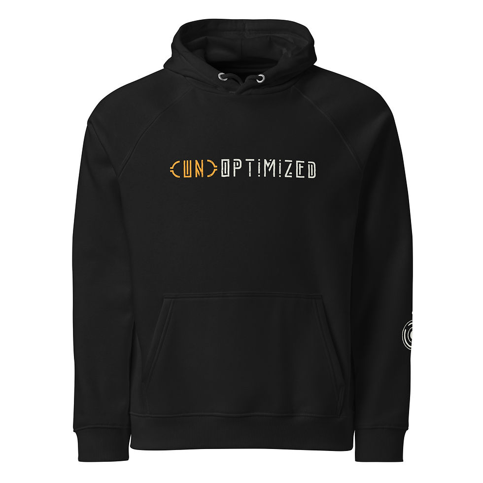 Thumbnail: (UN}OPTIMIZED Tribal Hoodie (unisex eco raglan)