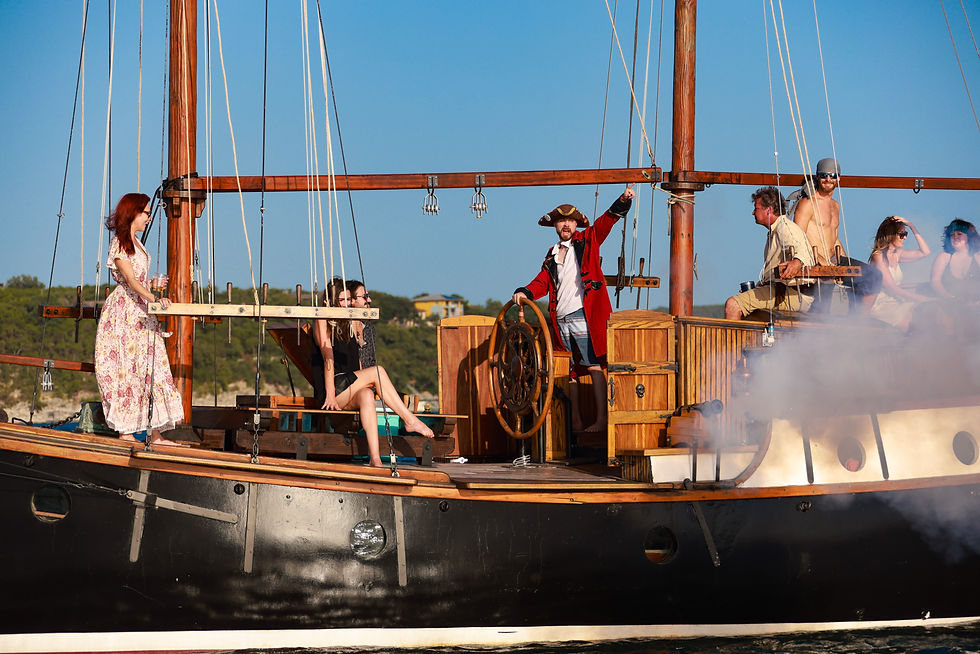 pirate-themed-yacht-charter-crew-on-deck-lake-travis