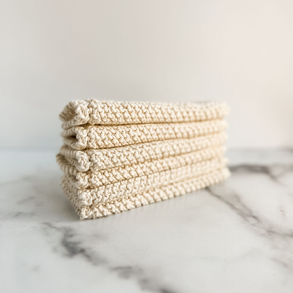 Thumbnail: Organic Cotton Knit Scrub Cloth