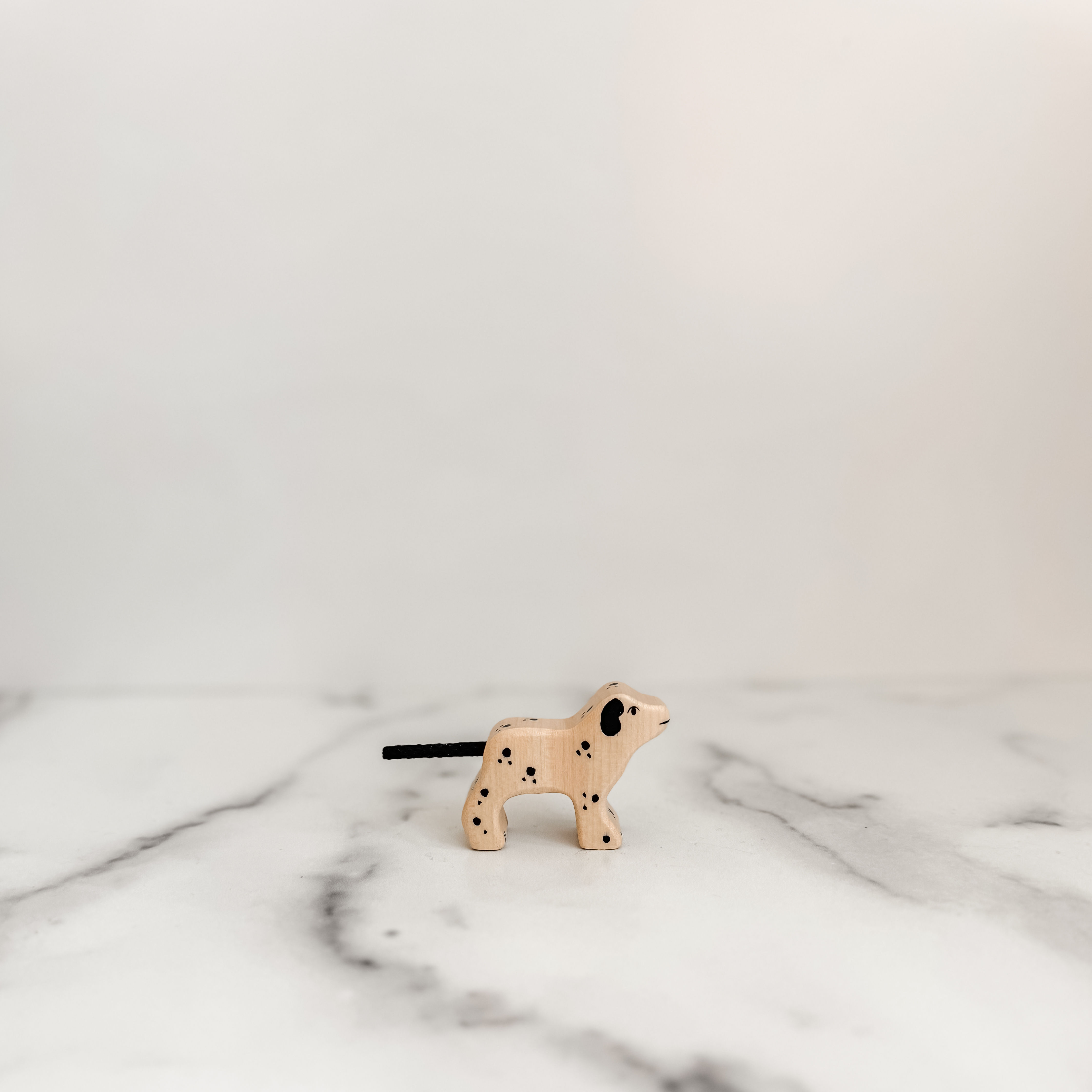 Wooden Dalmatian Puppy