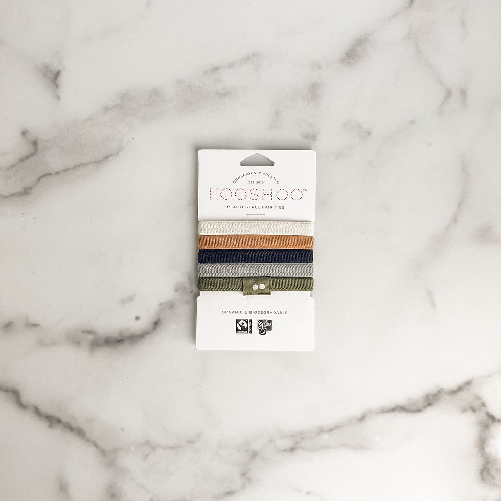 Plastic-Free Hair Ties