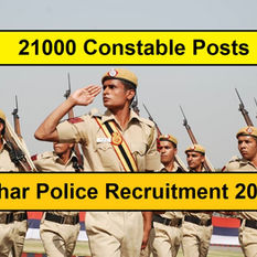21391 Bihar Police Constable Jobs 2023, Bihar Jobs in Govt