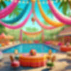 Mehendi + Pool Party