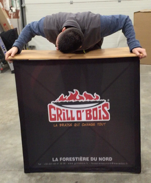 Comptoir dépliable