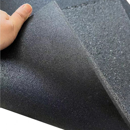 Gummimatte schwarz