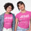 Thumbnail: 100% Cotton Womens Pink T-shirt