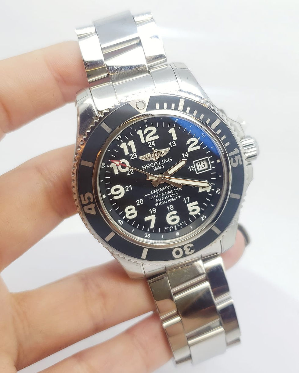 relogio breitling superocean 42mm