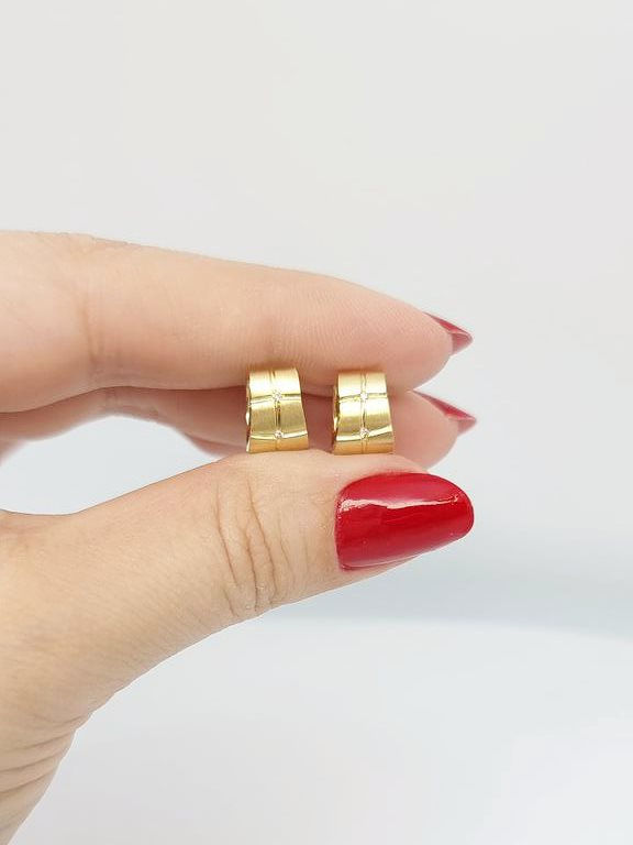 Miniatura: argola landscape h.stern brilhante diamante