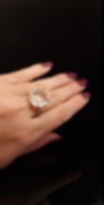 h.stern anel moonlight cristal brilhantes diamantes ouro nobre