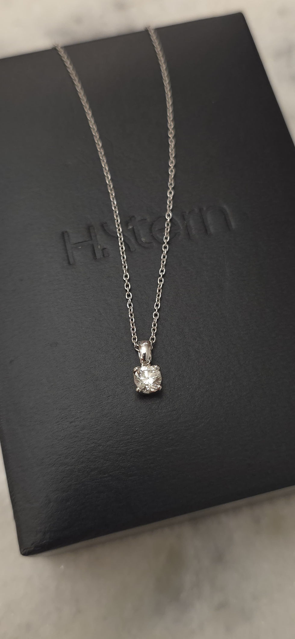 h.stern colar ponto de luz antares brilhante diamante