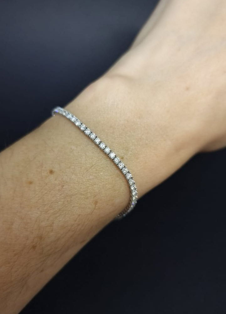 Pulseira riviera diamantes