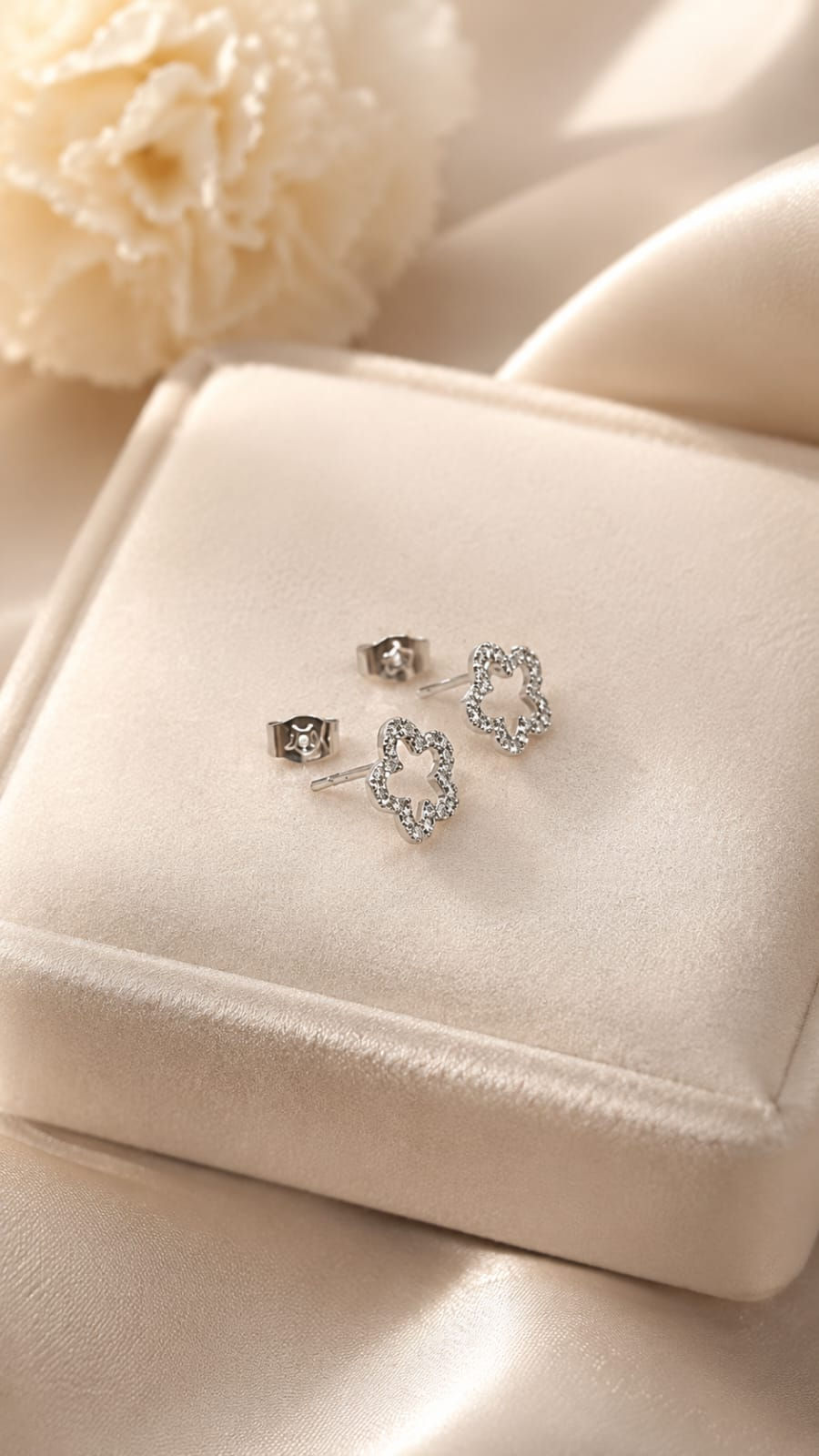 Miniatura: h.stern brincos flor brilhantes diamantes