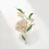 縮圖：light luxury full Zirconia rose brooch freshwater pearl enamel flower decoration