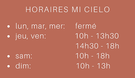 horaires mi cielo