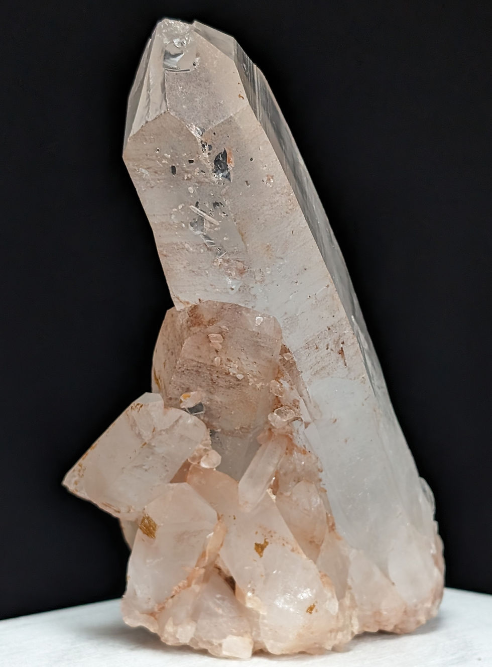 Thumbnail: Pink Clear Quartz Cluster