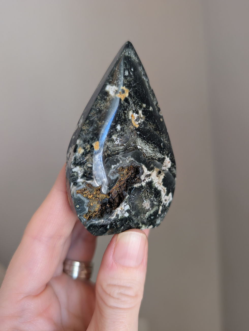 Thumbnail: Ocean Jasper Freeform Teardrop