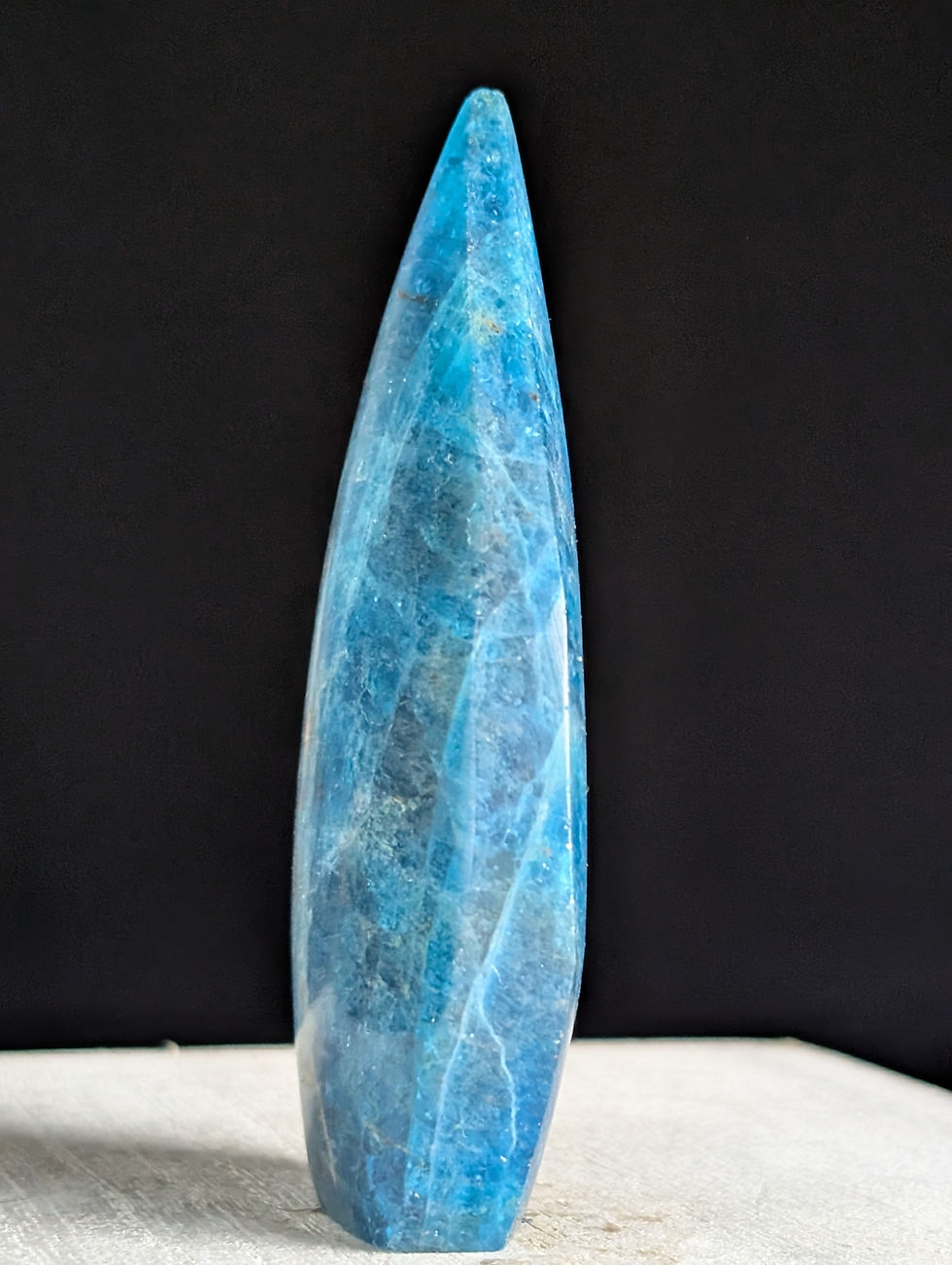 Thumbnail: Blue Apatite Freeform Teardrop