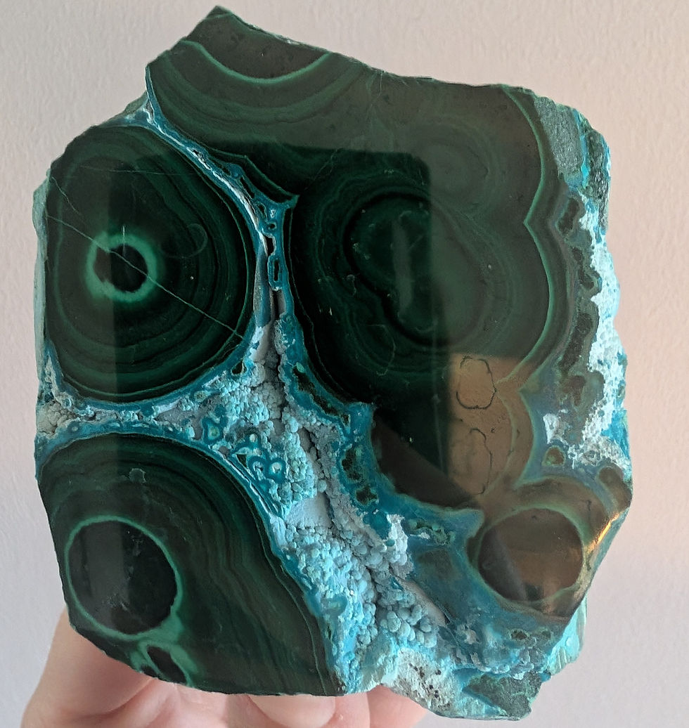 Thumbnail: Malachite Slab Chrysocolla