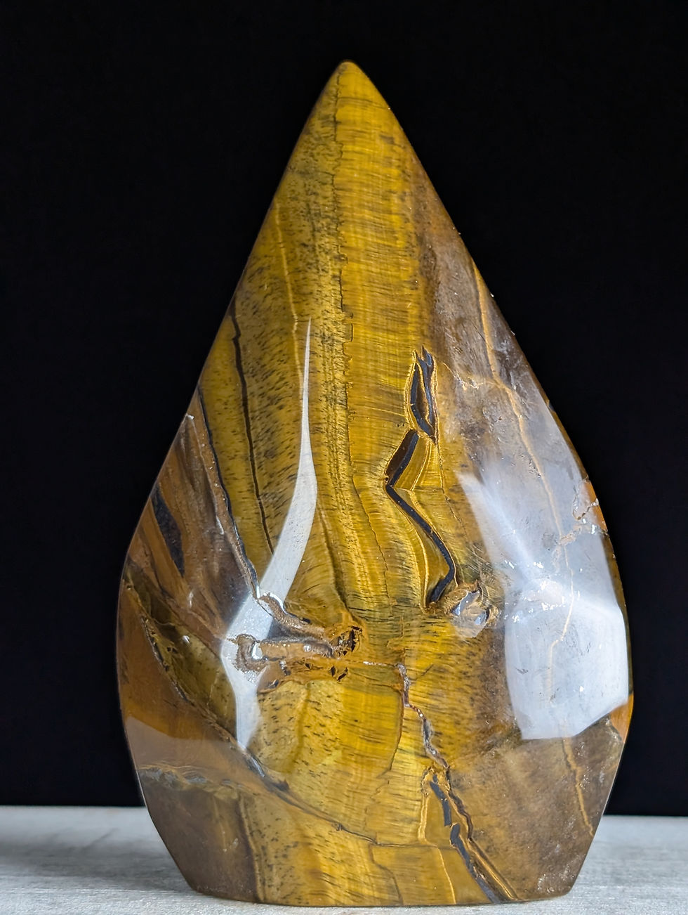 Tiger Eye Freeform Teardrop