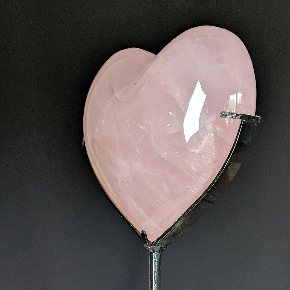 Thumbnail: Rose Quartz Heart Carving