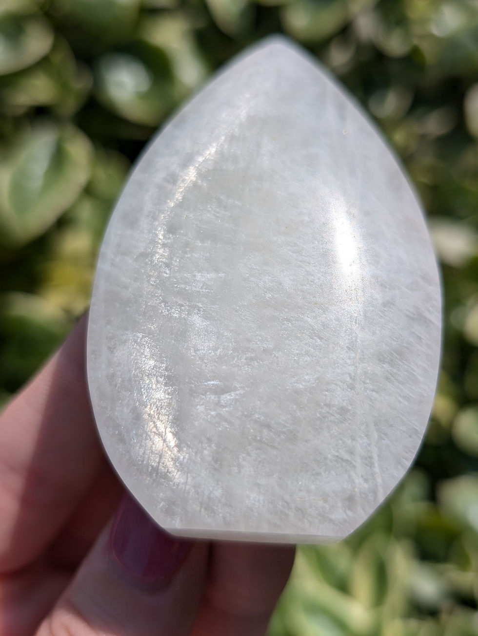 Thumbnail: White Moonstone Freeform Teardrop