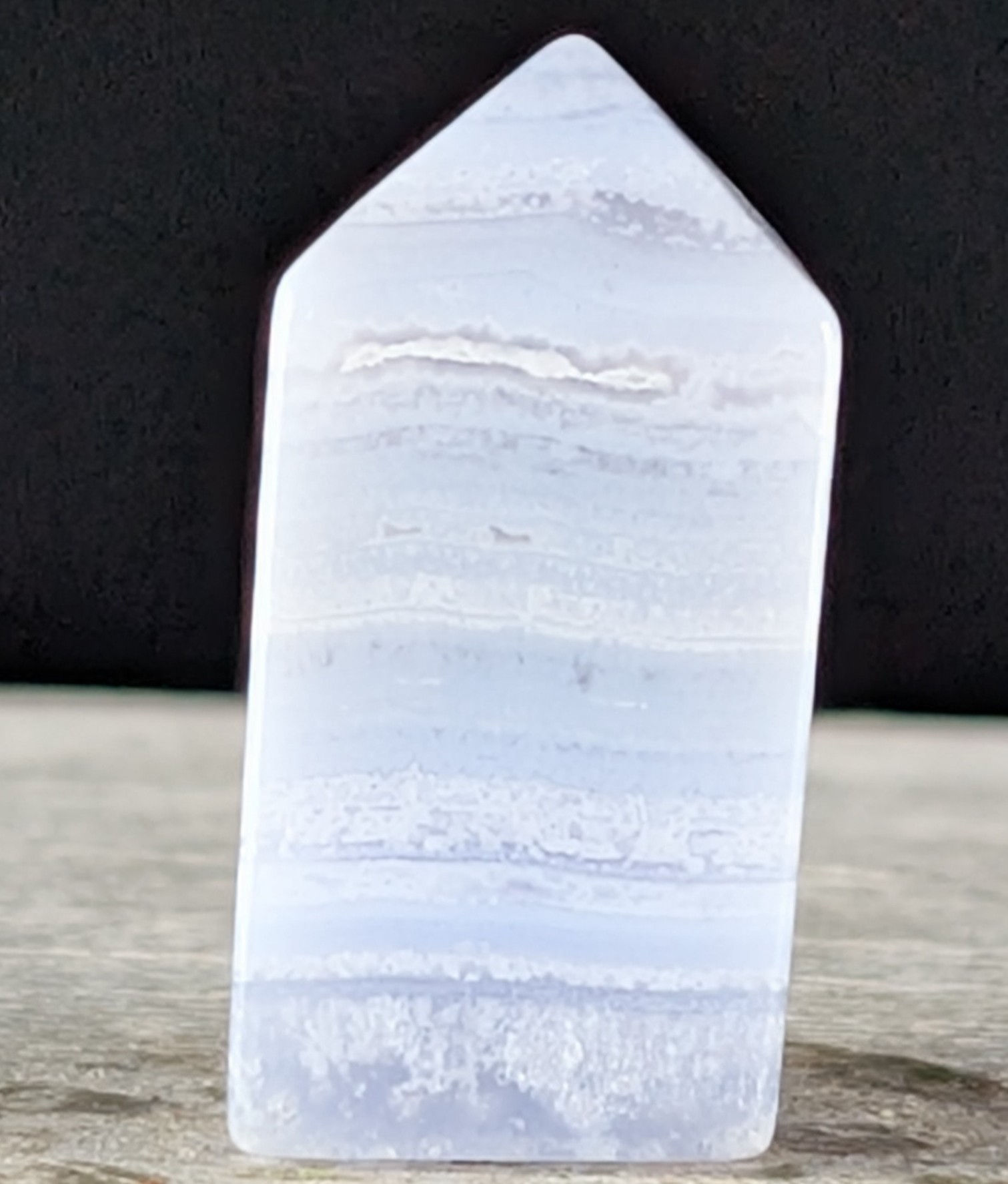 Blue Lace Agate Tower