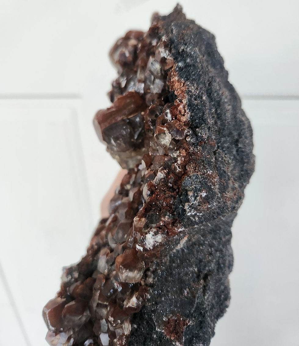 Thumbnail: Benz Red Calcite Cluster