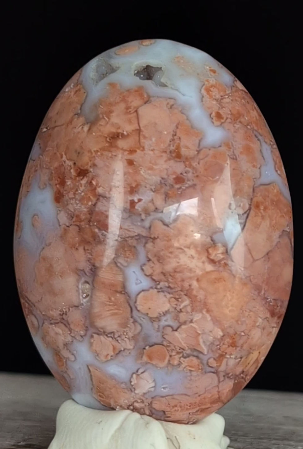 Thumbnail: Antique Pink Agate Palmstone