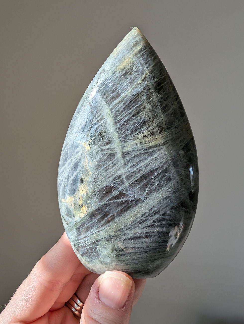 Thumbnail: Purple Labradorite Freeform Teardrop