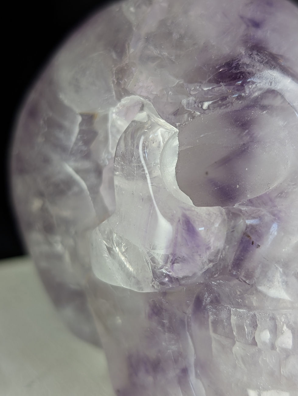 Thumbnail: Amethyst Skull Carving