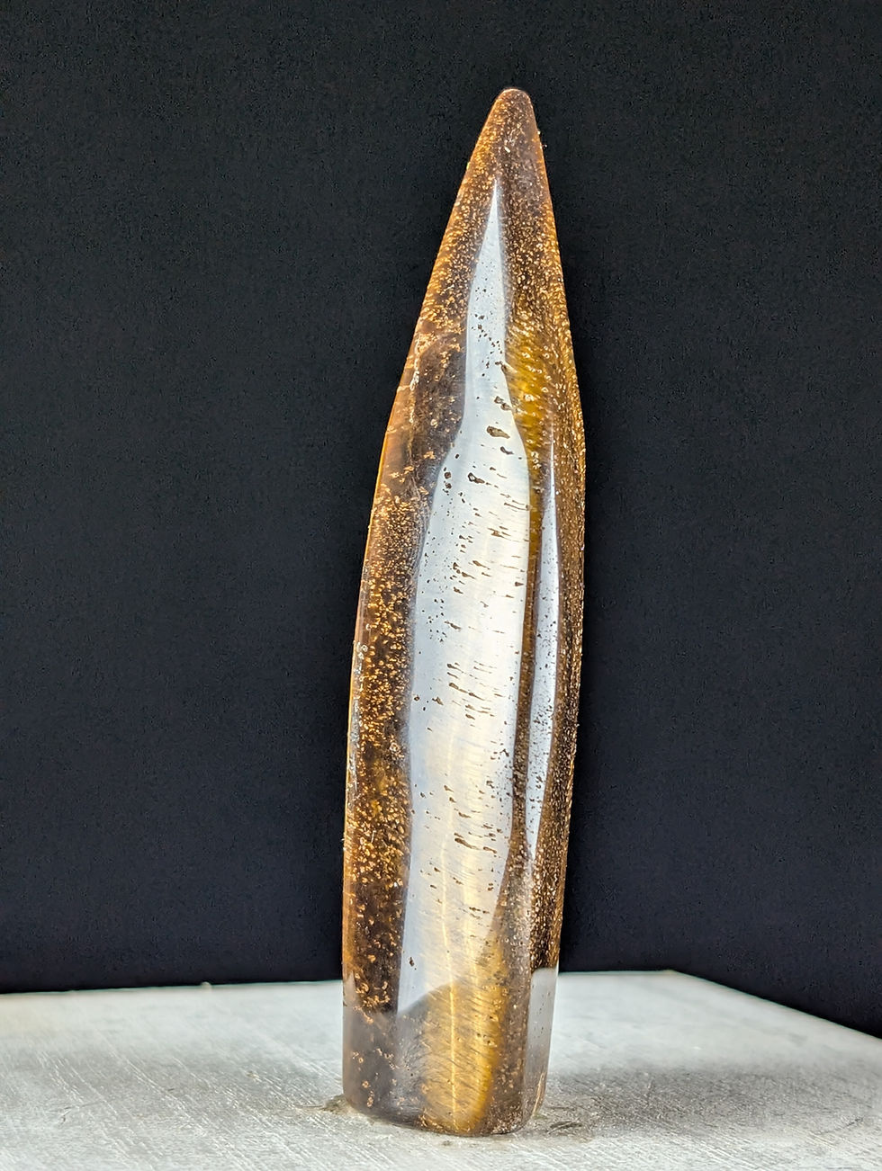 Thumbnail: Tiger Eye Freeform Teardrop