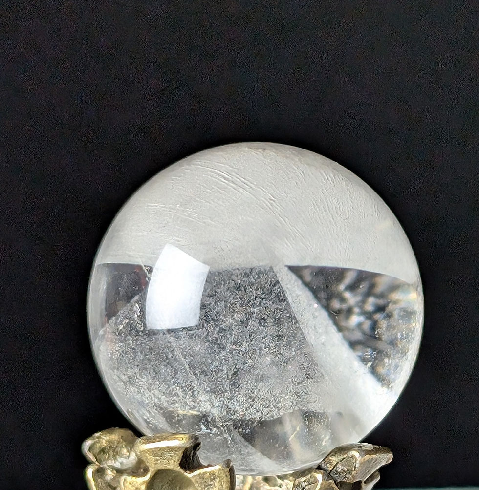 Thumbnail: Clear Quartz Sphere Phantom Mountain