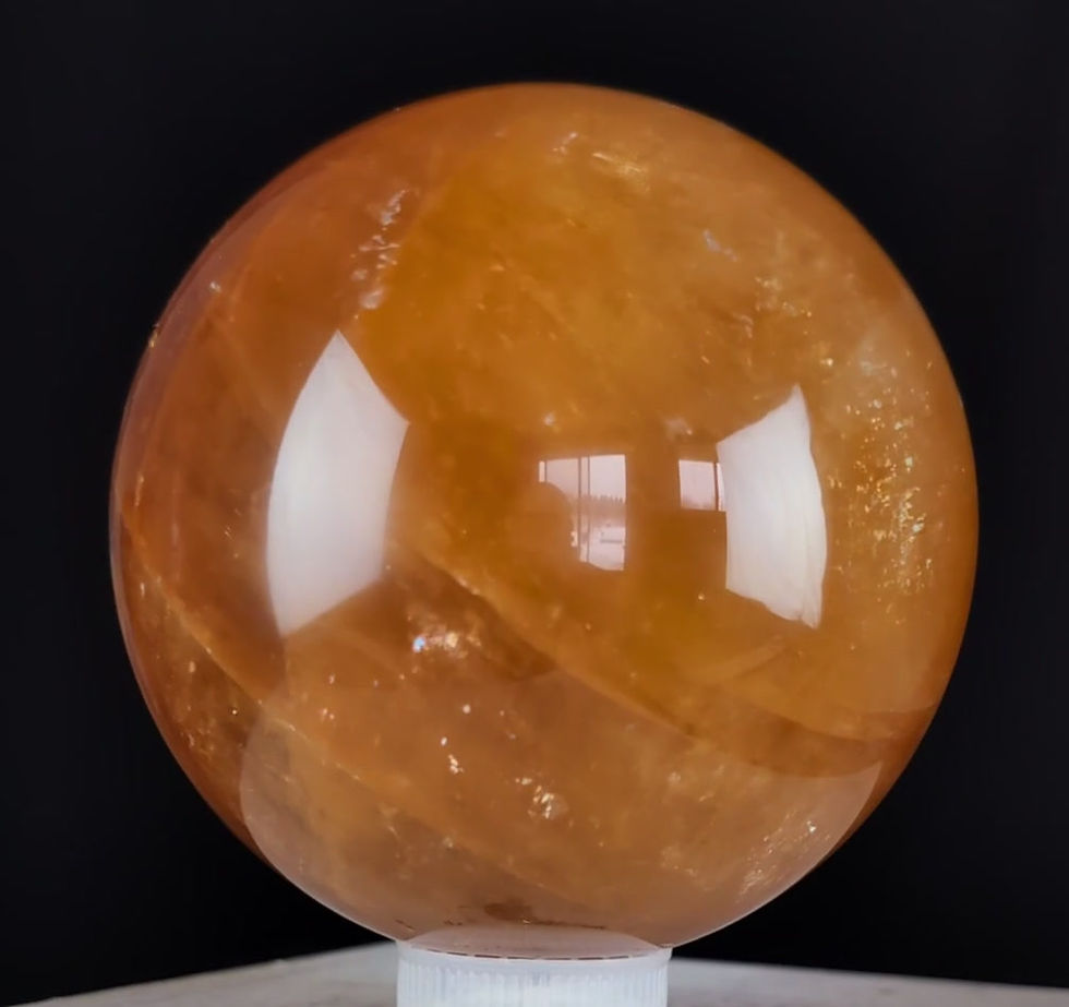 Thumbnail: Honey Yellow Calcite Sphere