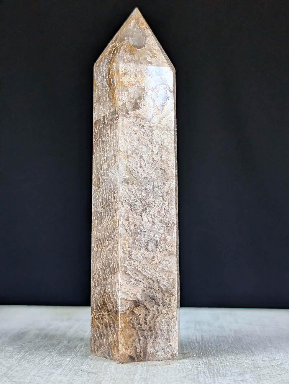 Thumbnail: Thousand Layer Quartz Lodolite Tower