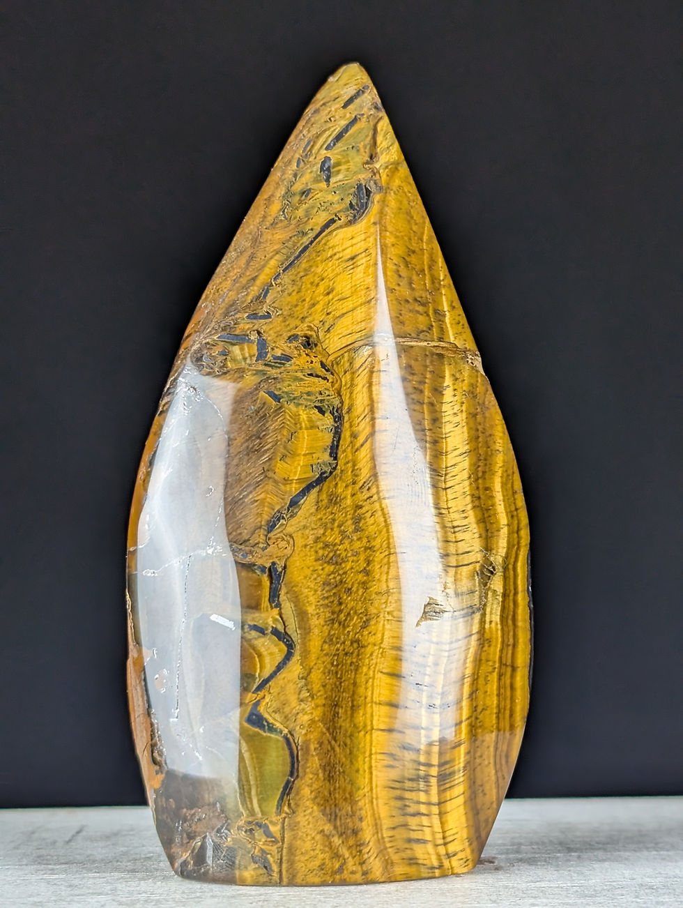 Thumbnail: Tiger Eye Freeform Teardrop